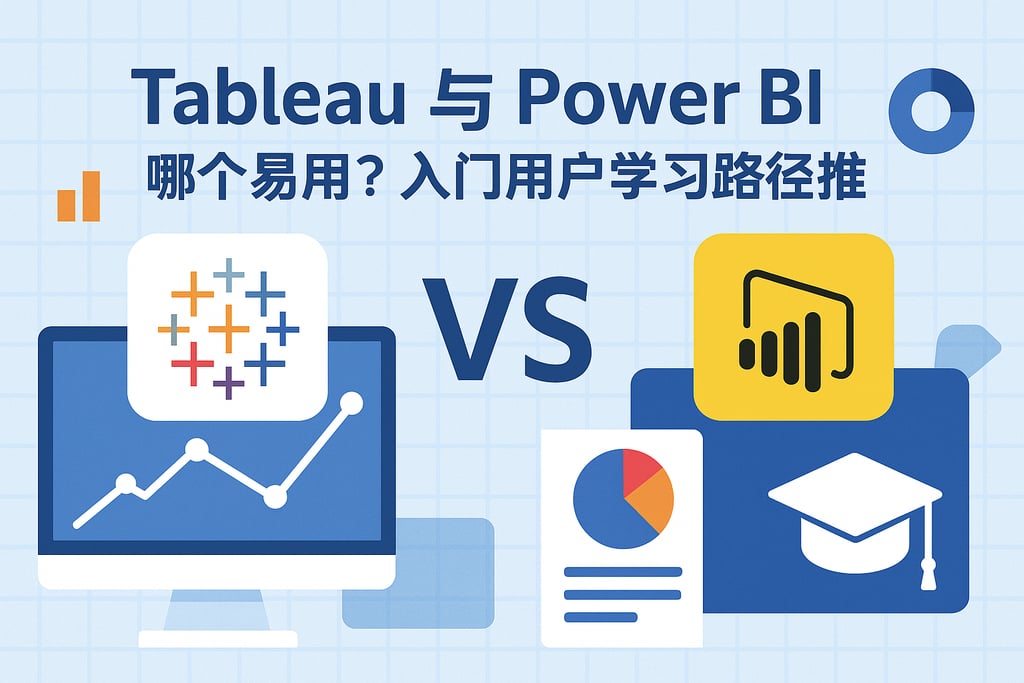Tableau与Power BI哪个易用？入门用户学习路径推荐